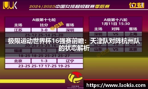 极限运动世界杯16强赛前瞻：天津队对阵杭州队的状态解析